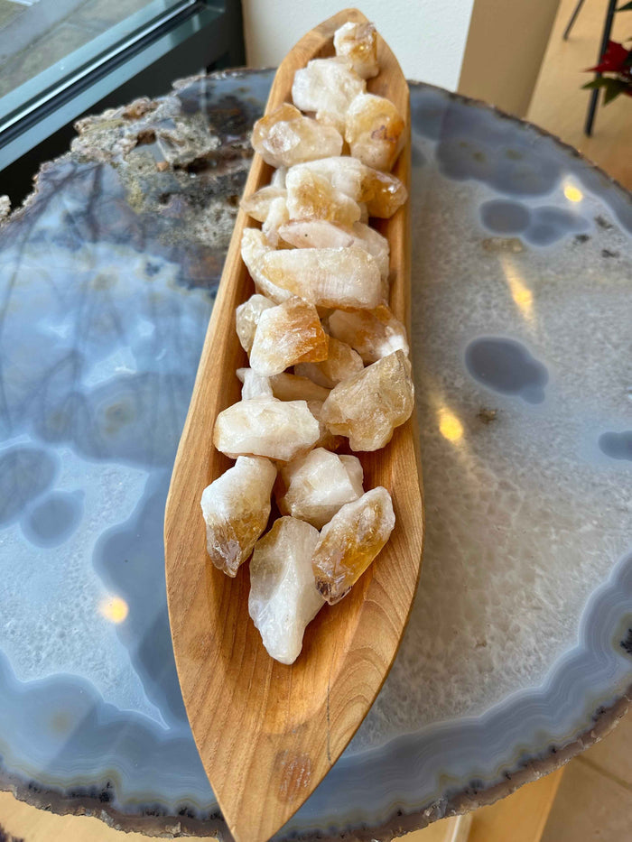 Large Citrine Chunk Rough - Smokin Resin Company