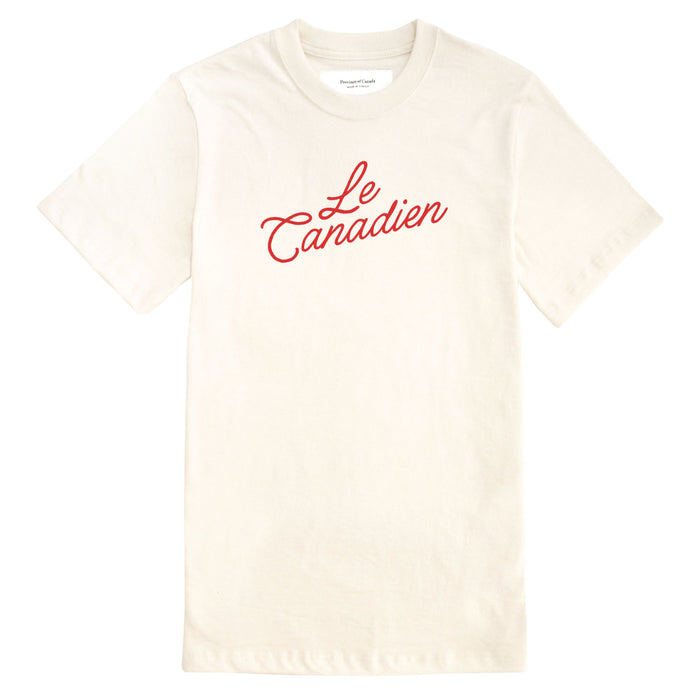 Made in Canada 100% Cotton Le Canadien Tee Natural - Mens - Province of Canada