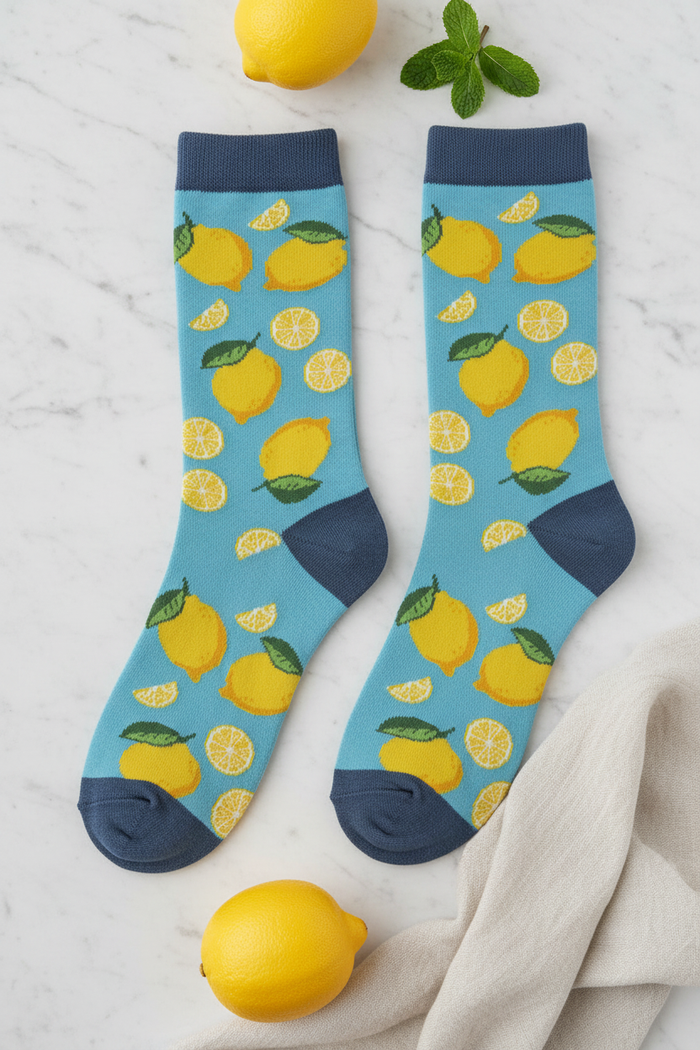 Lemons Bamboo Socks