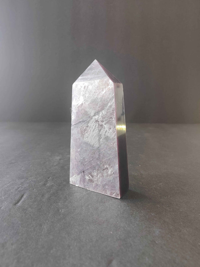 Lepidolite Tower & Heart Sculptures - Smokin Resin Company