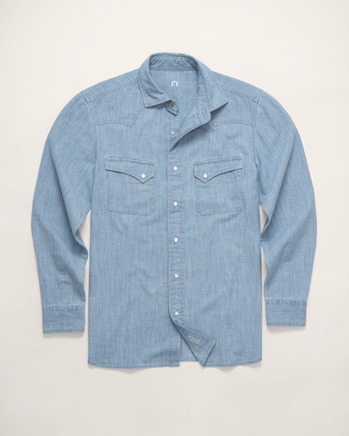Made to Measure / Dusty Blue Chambray / Standard