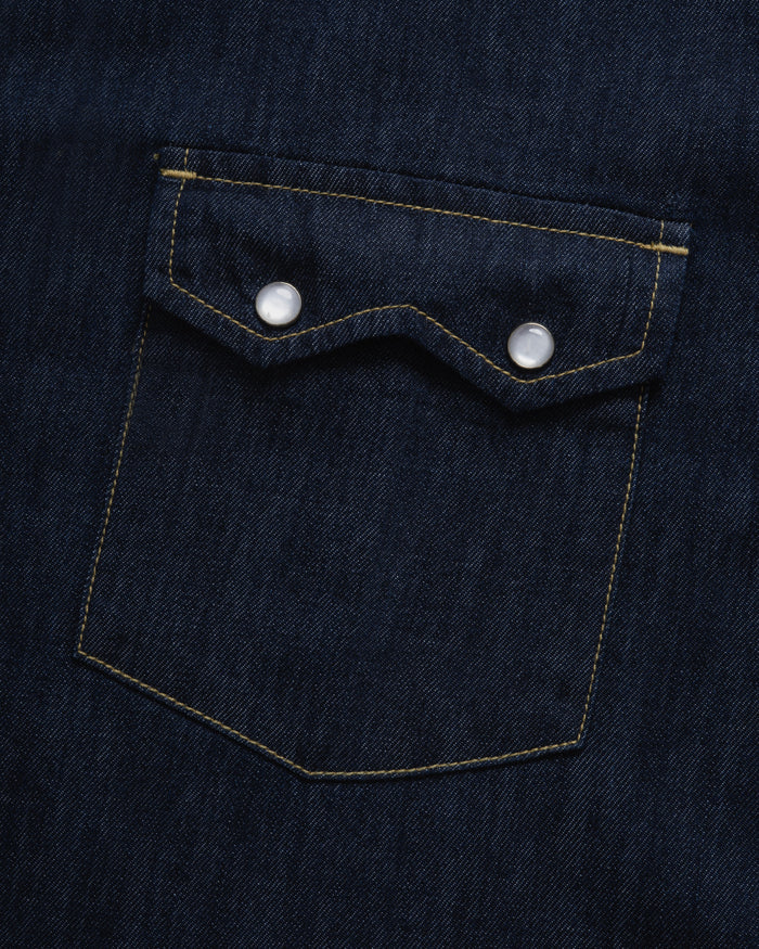 Pointed western flap pockets (customisable)