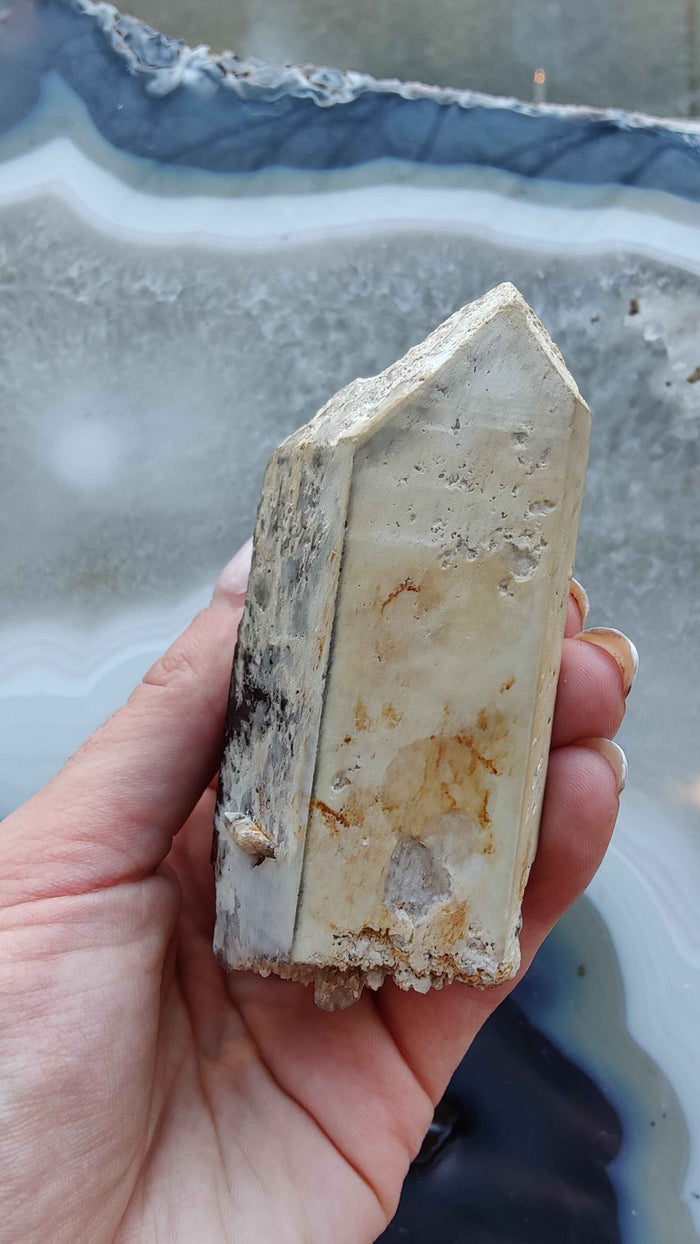 Lodalite Included Smokey Quartz Point - Smokin Resin Company