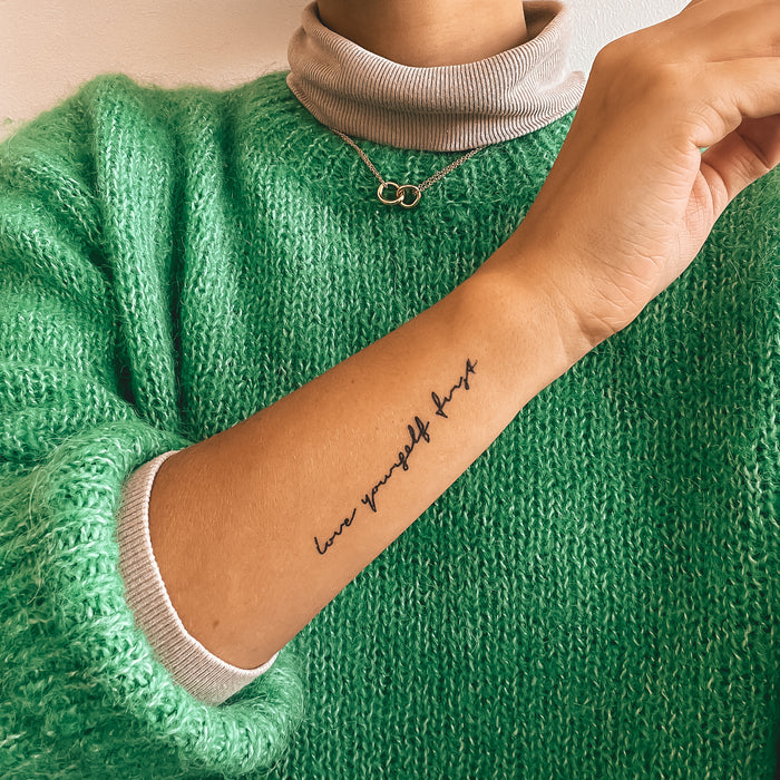 Love yourself first & I am enough - Doppelpack
