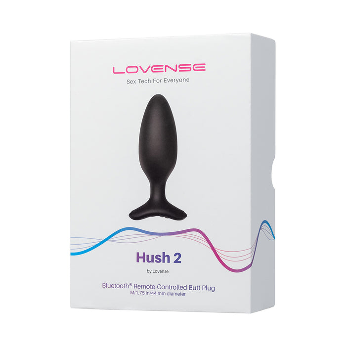 Medium Lovense Hush 2 Remote Anal Vibrator Butt Plug | Buy Now Intimates Adult Boutique