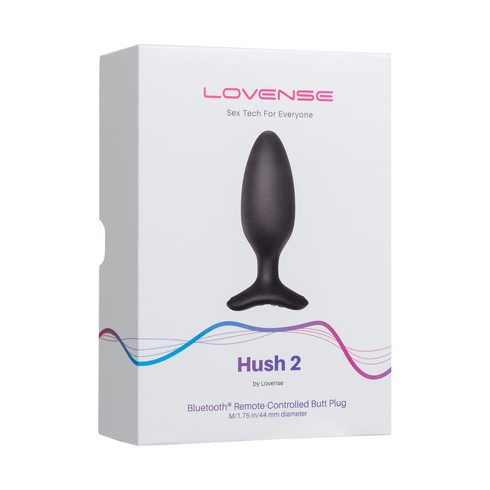 Medium Lovense Hush 2 Remote Anal Vibrator Butt Plug | Buy Now Intimates Adult Boutique