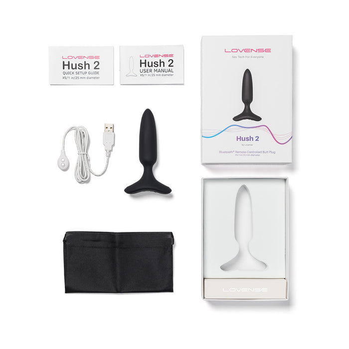 Anal Toys: Lovense Hush 2 Vibrating App Based Vibrating Butt Plug  Intimates Adult Boutique