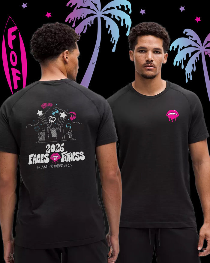 lululemon x Faces of Fitness Metal Vent Tech Short-Sleeve (CITY LANDSCAPE)