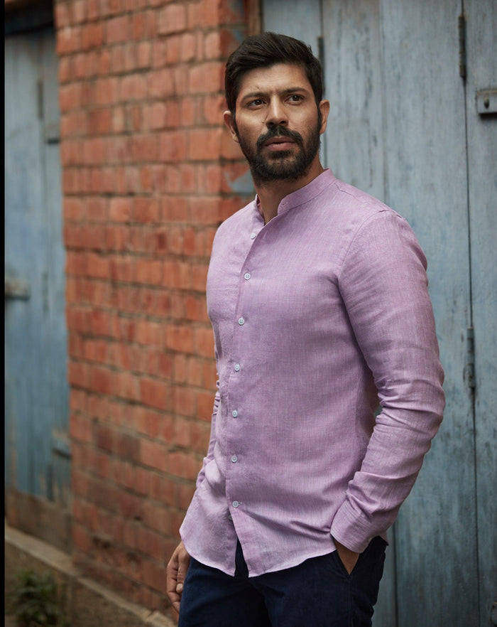 Malabar Band Collar Shirt