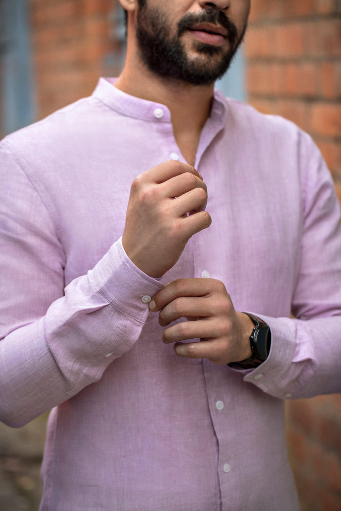 Malabar Band Collar Shirt