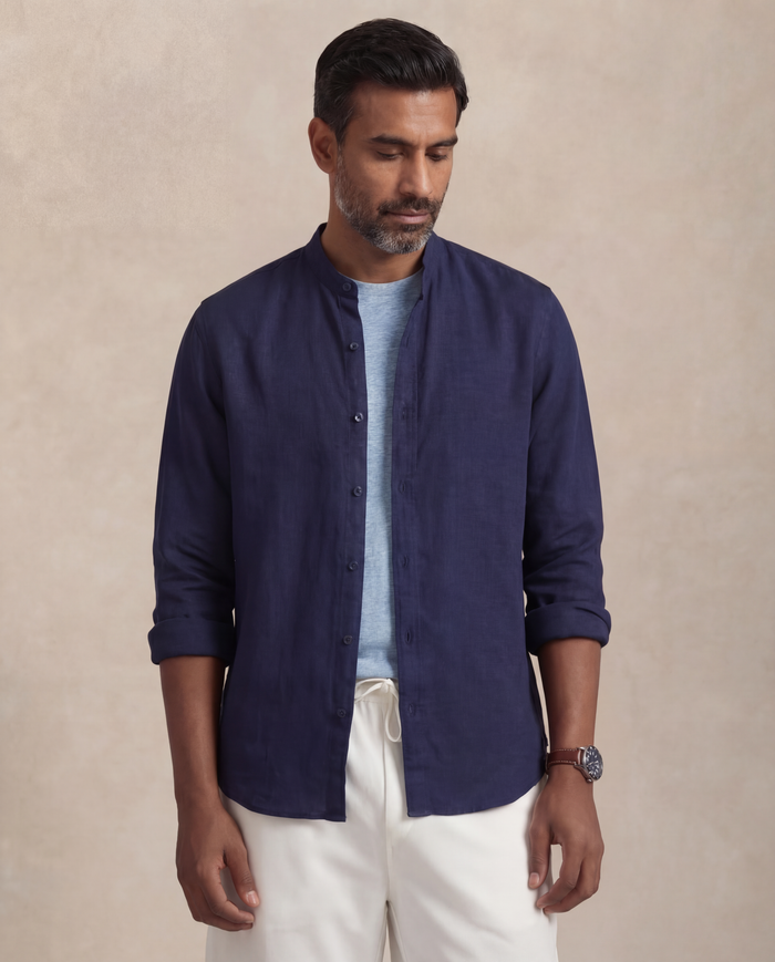 Made to Measure / Dark Indigo Linen / Standard