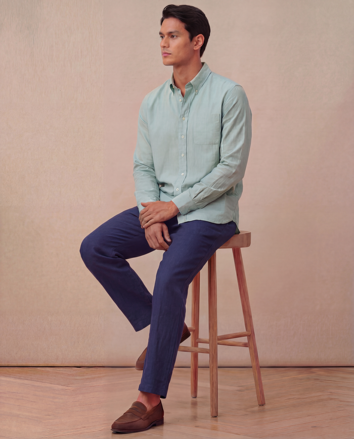 Made to Measure / Navy Linen / Standard