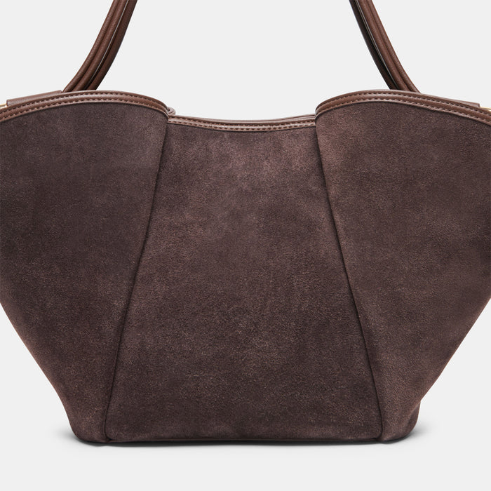 MARO TOTE CHOCOLATE SUEDE