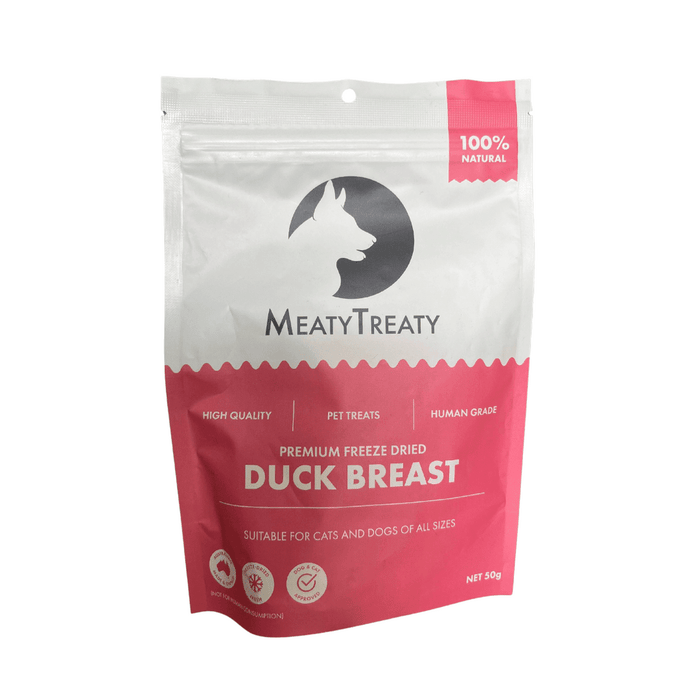 MEATY TREATY MEATY TREATY FREEZE DRIED DUCK BREAST 50G