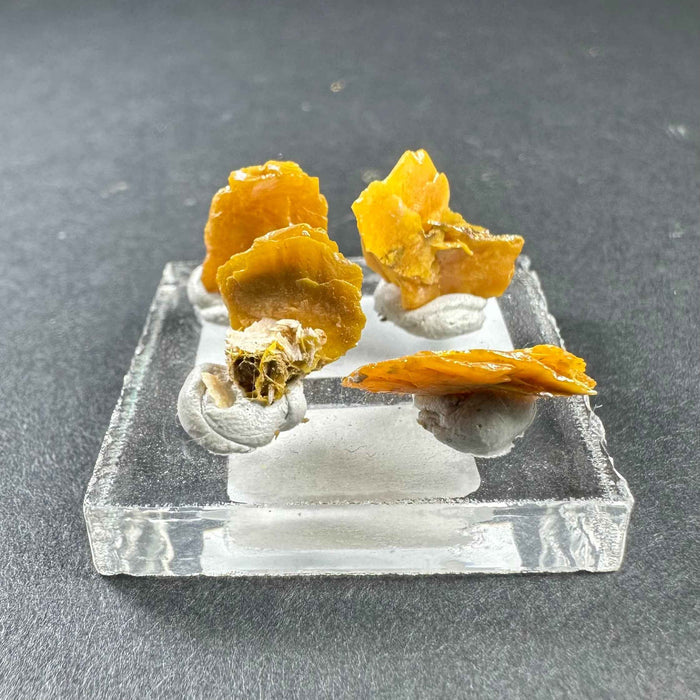 Micro Wulfenite Crystal Clusters - Smokin Resin Company
