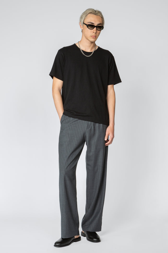 Minimal T-Shirt - Black Silk / Cotton