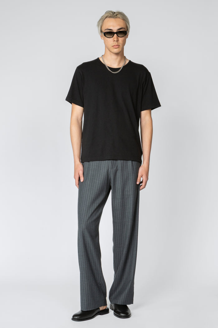 Minimal T-Shirt - Black Silk / Cotton