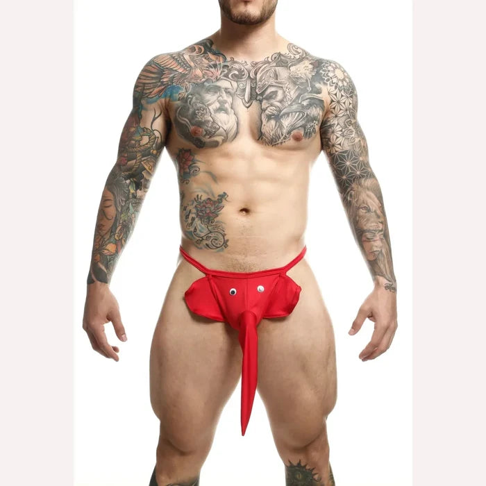 Mob Elephant Thong Red O/s Intimates Adult Boutique