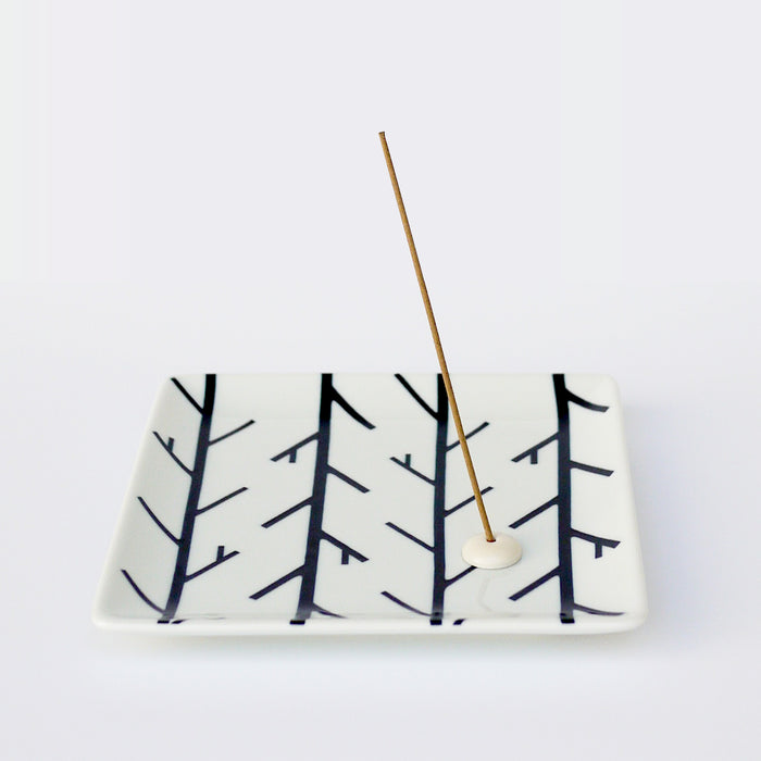 MOd MoTif CoLleCTiOn: Incense Plate - Square Woody