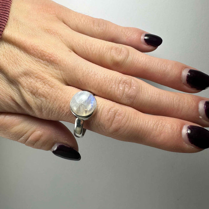 Moonstone Ring - Size 11 - Smokin Resin Company