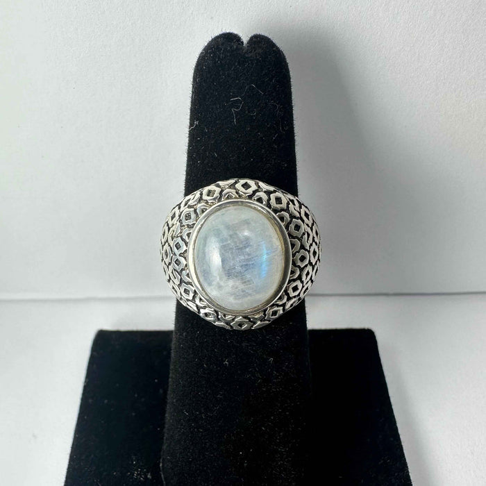 Moonstone Ring - Size 6.5 - Smokin Resin Company