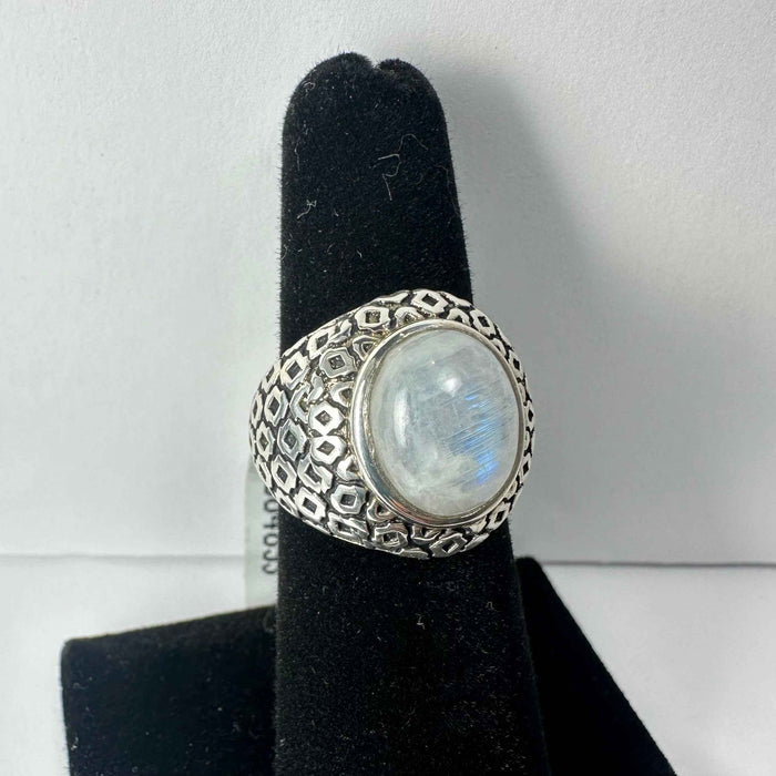 Moonstone Ring - Size 6.5 - Smokin Resin Company