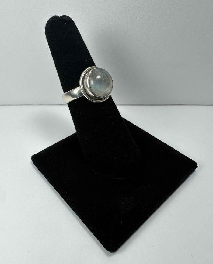 Moonstone Ring - Size 6 - Smokin Resin Company