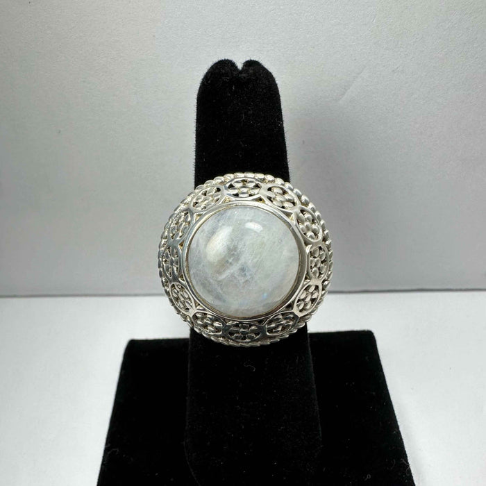 Moonstone Ring - Size 6 - Smokin Resin Company