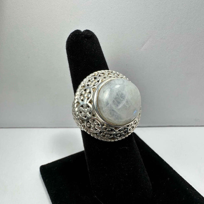 Moonstone Ring - Size 6 - Smokin Resin Company