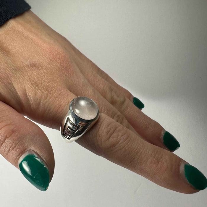 Moonstone Ring - Size 7.5 - Smokin Resin Company