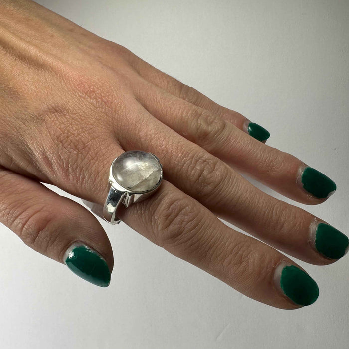 Moonstone Ring - Size 8 - Smokin Resin Company