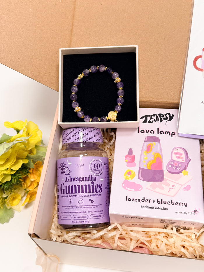 Mother’s Birthday Gift Box for Mum| Bracelet, Gummies,  Mug & Tea Set | Too Sweet for Mum | Snug & Still Pamper
