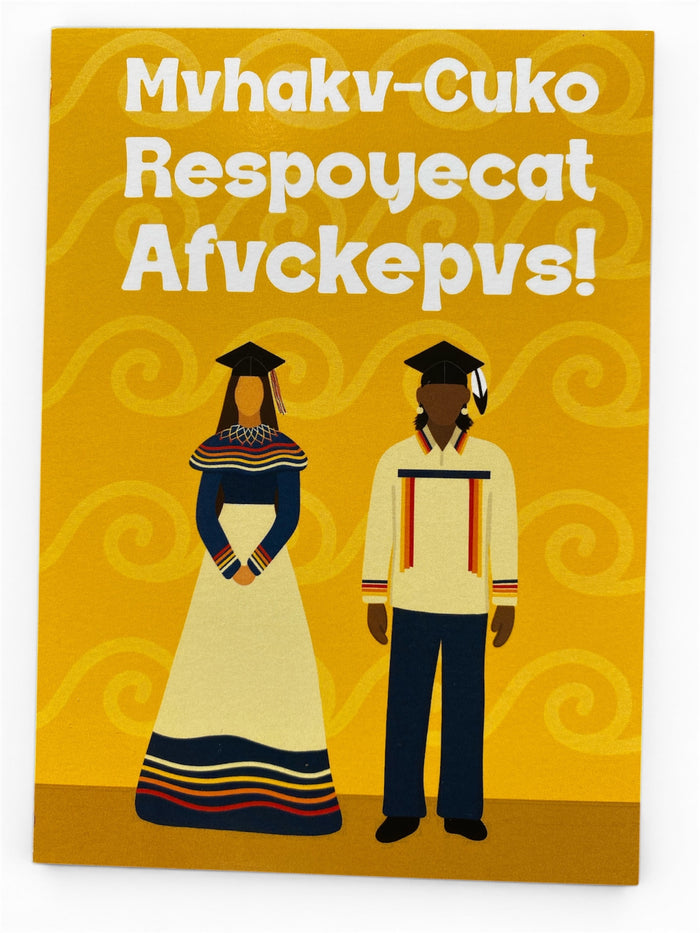 'Mvhakv-cuko Respoyecat Afvckepvs!' Card, Designed by Holatte