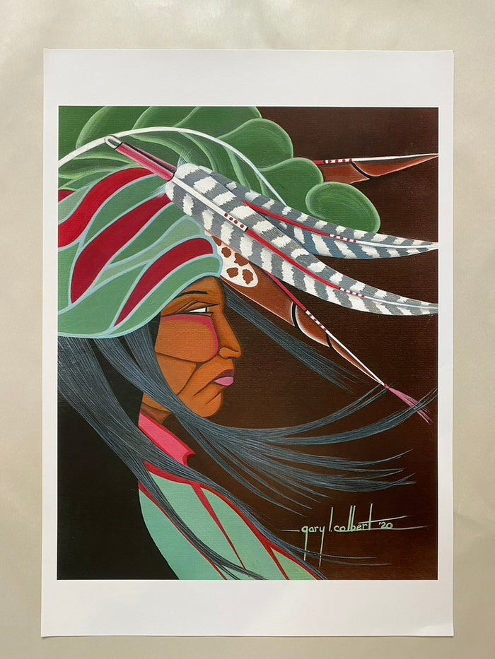 Mvskoke Creek print made by Gary colbert