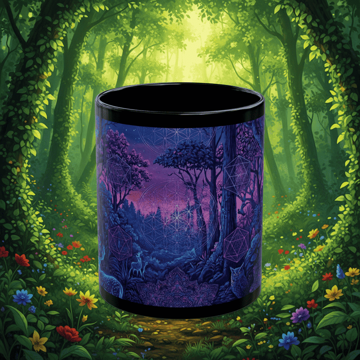 Mystical Night Forest Coffee Mug - Smokin Resin Company