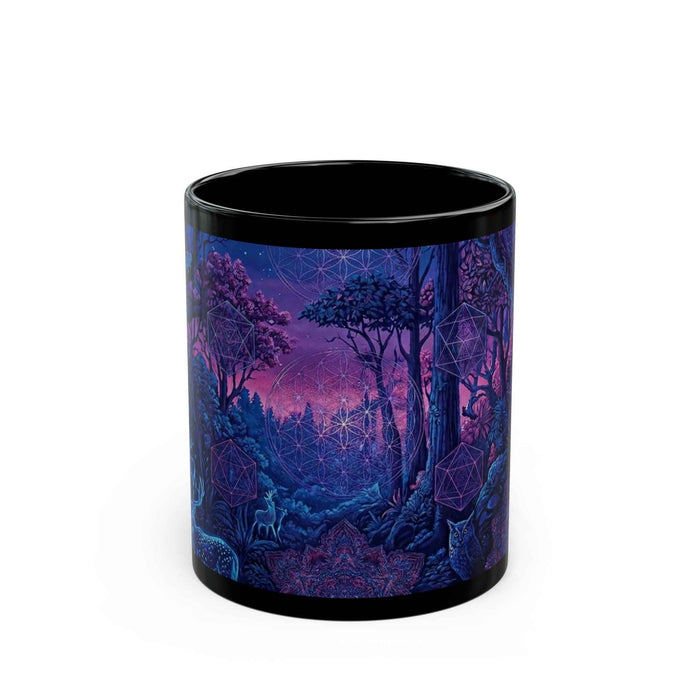 Mystical Night Forest Coffee Mug