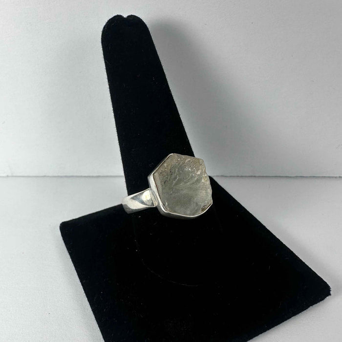 Natural Rough Quartz Ring - Size 10.5