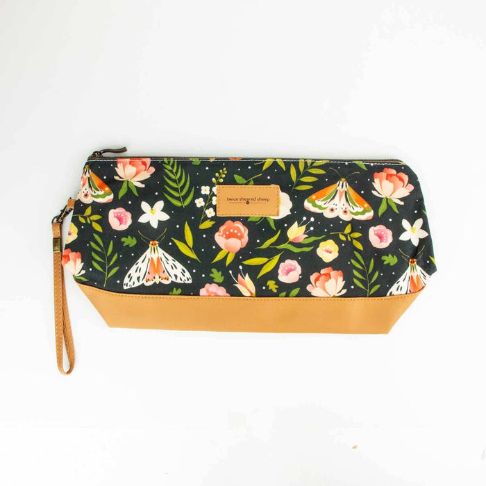 Night Forest Trinity Bag – Medium Zippered Knitting Project Bag