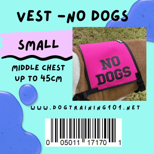Dogtraining101 Retail Super Store Small No Dogs Vest