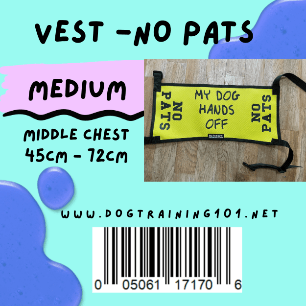 Dogtraining101 Retail Super Store Medium No Pats Vest
