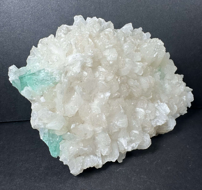 Ocean Green Apophyllite with Stilbite on matrix - Smokin Resin Company