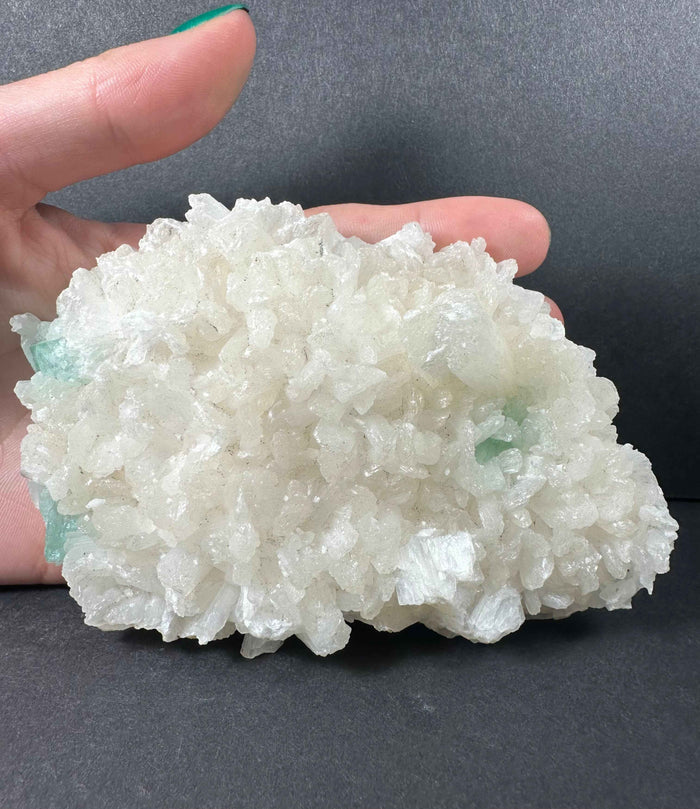 Ocean Green Apophyllite with Stilbite on matrix - Smokin Resin Company
