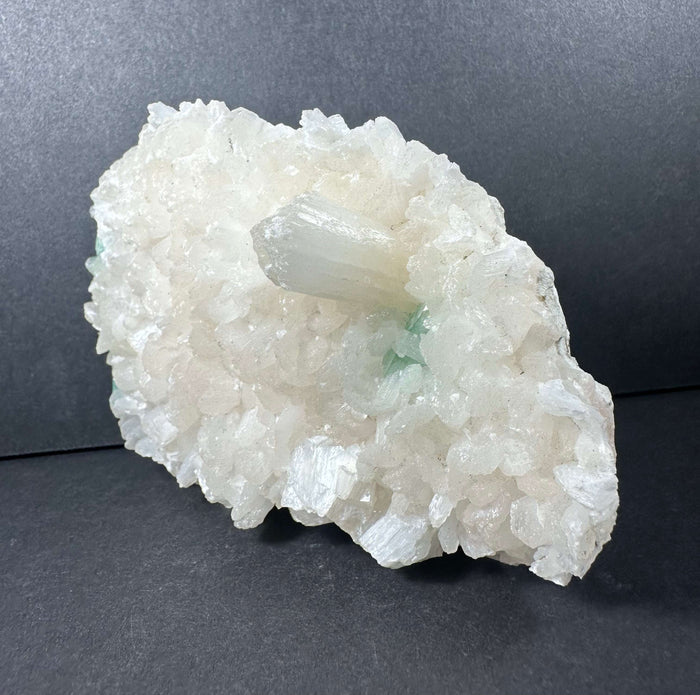 Ocean Green Apophyllite with Stilbite on matrix - Smokin Resin Company