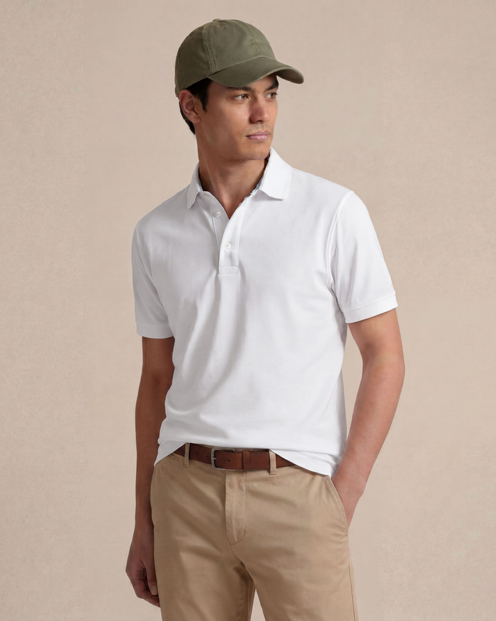White Piqué Cotton / Made to Measure / Standard