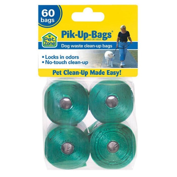 Dogtraining101 Retail Super Store OurPets - Waste Pik-up bags - 4 rolls (60 bags)
