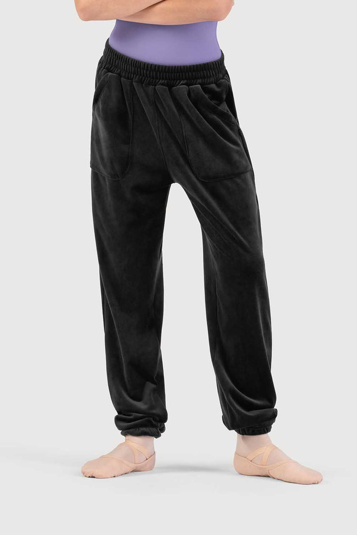P580004G - Bloch Nicole Girls Velvet Sweatpant
