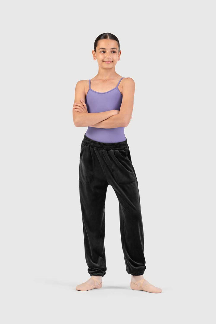 P580004G - Bloch Nicole Girls Velvet Sweatpant
