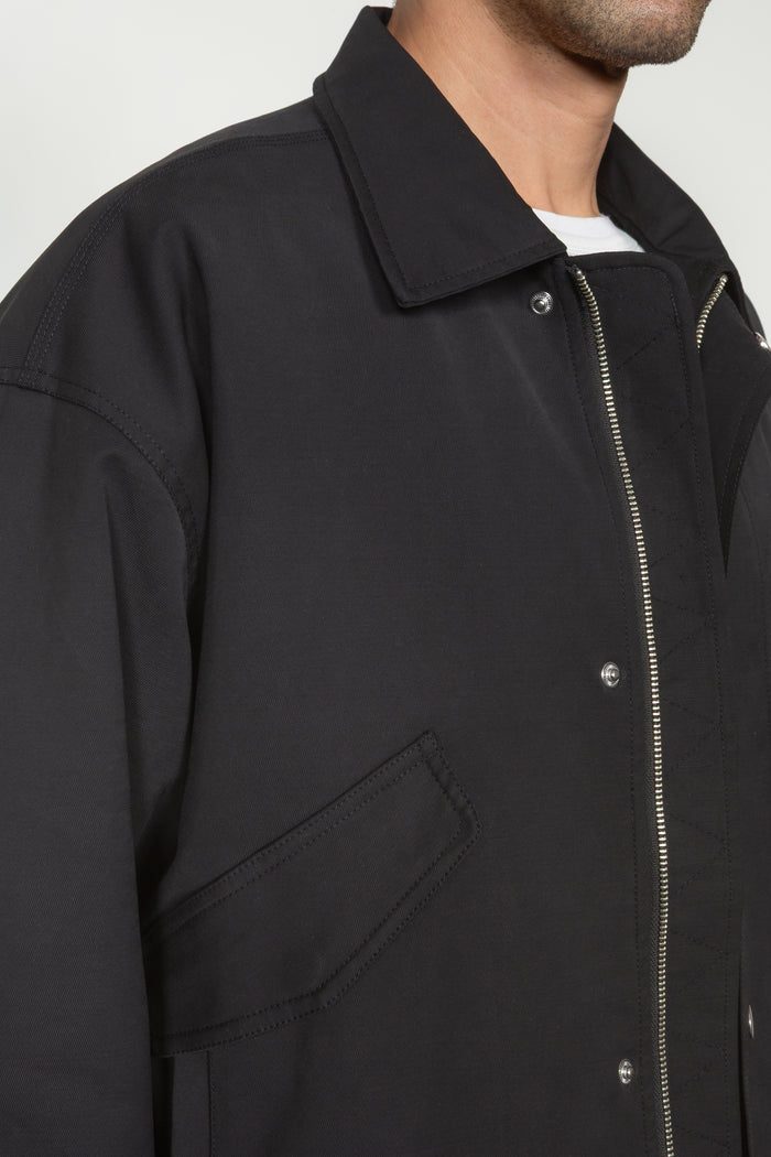 Padded Service Jacket - Black