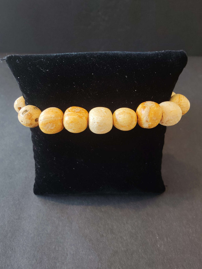 Palo Santo Wood Beaded Bracelet 8mm - Smokin Resin Company