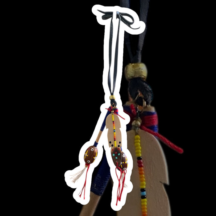 Paper Shell Rearview Mirror Hanger Rattles